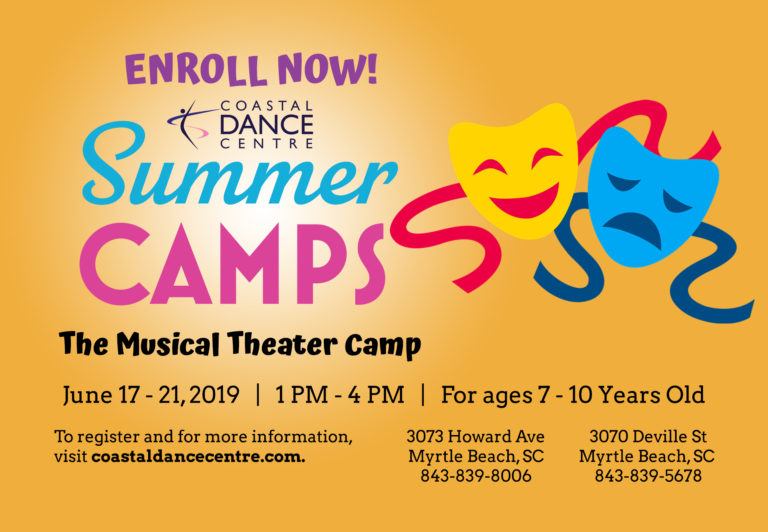 Enrollment Now Open for Summer Camps 2019 - Coastal Dance Centre