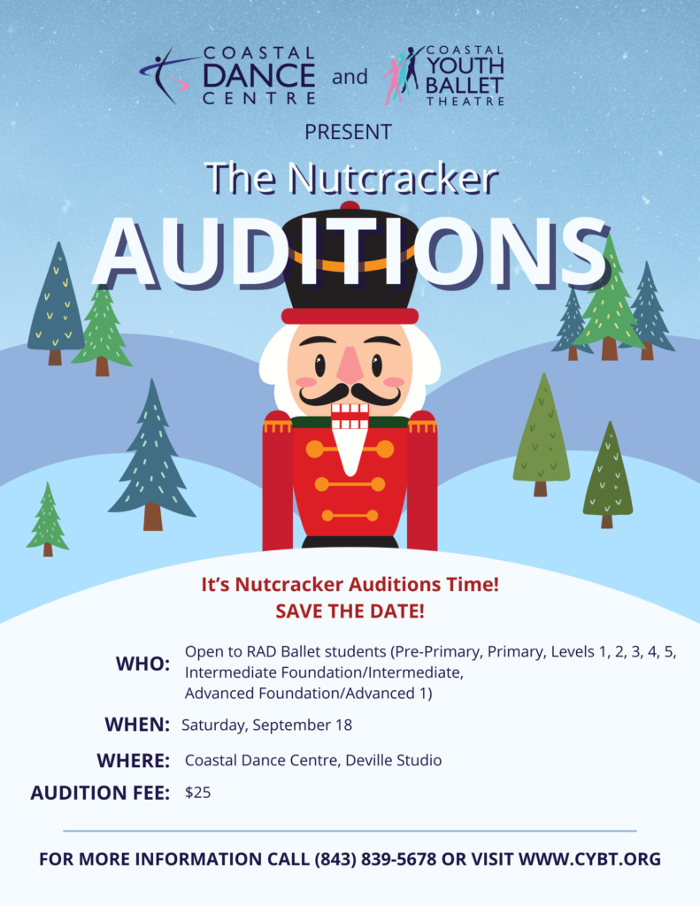 CYBT's 2021 The Nutcracker Auditions are Here! Coastal Dance Centre