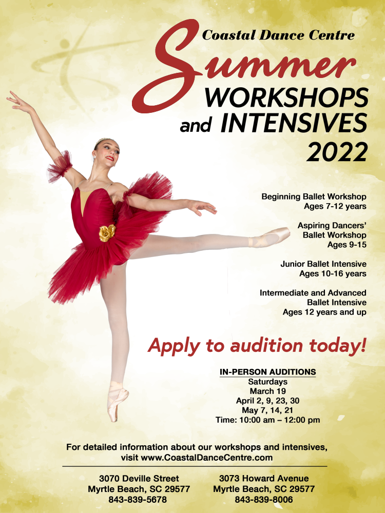 Summer Intensive Poster 7.5x10 in