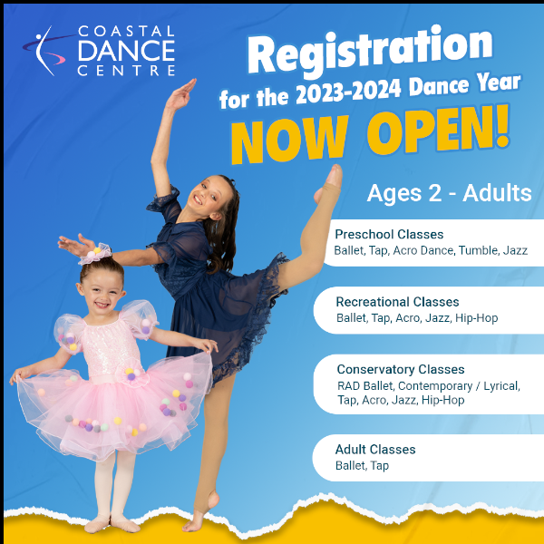 Coastal Dance Centres 2023 24 Registration Is Here Coastal Dance Centre