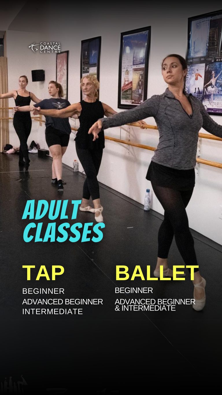 Adult Ballet & Tap SPRING Classes are Coming!