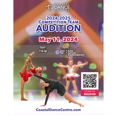 Competition TEAM Auditions for Dance Year 2024-25